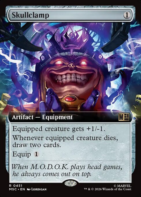 Skullclamp (Extended Art) - Commander: Marvel Super Heroes