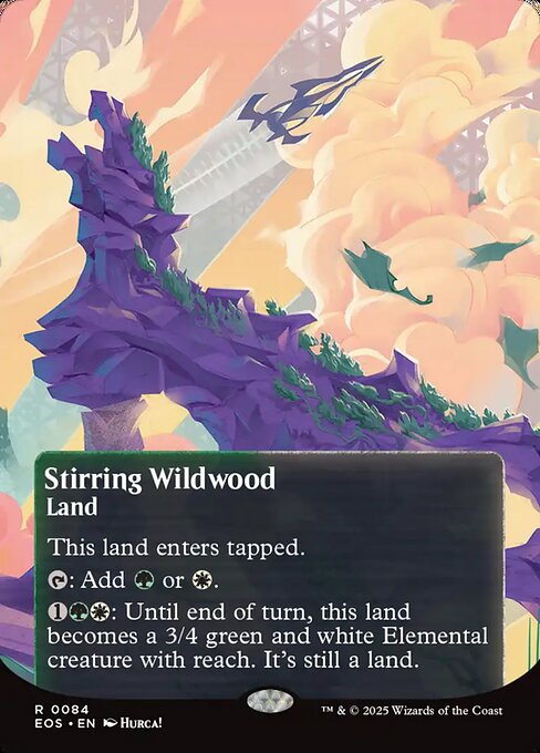 Stirring Wildwood (0084) (Borderless) - Edge of Eternities: Stellar Sights
