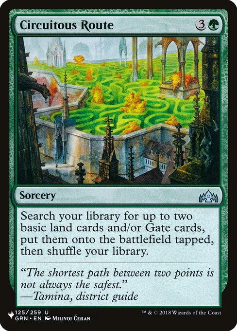 Circuitous Route - The List Reprints