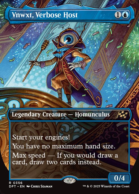 Vnwxt, Verbose Host (Borderless) (Foil) - Aetherdrift