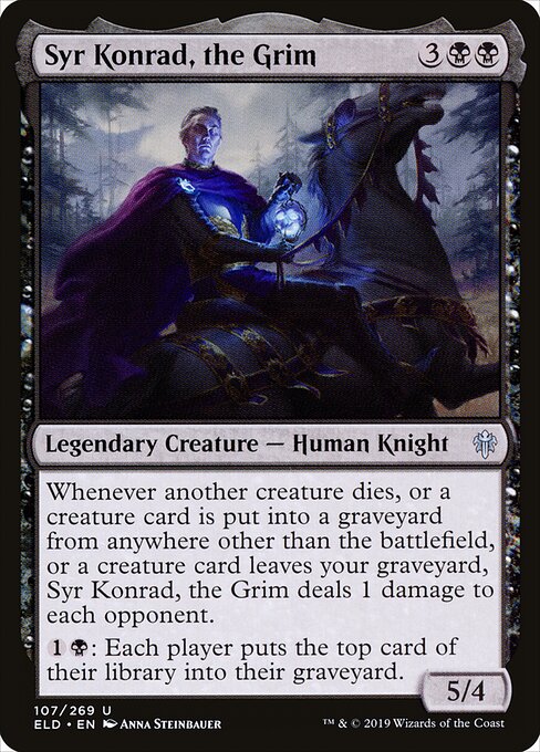 Syr Konrad, the Grim (Foil) - Throne of Eldraine