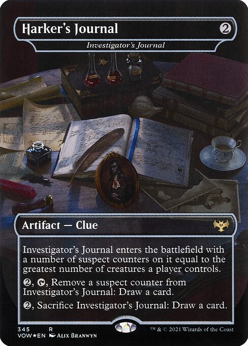 Harker's Journal - Investigator's Journal - Innistrad: Crimson Vow