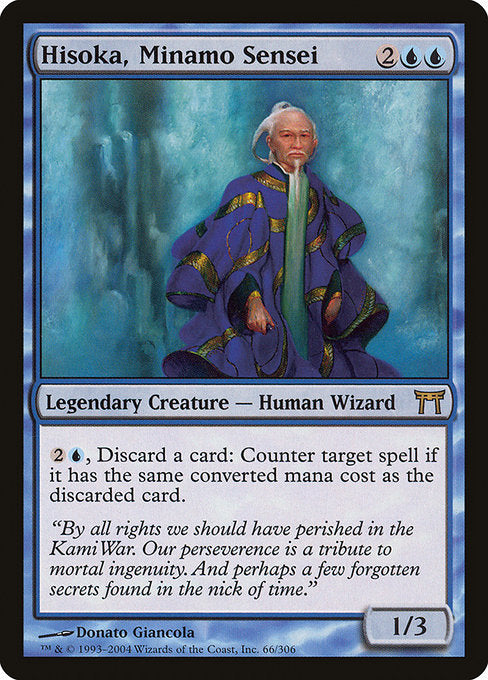 Hisoka, Minamo Sensei - Champions of Kamigawa