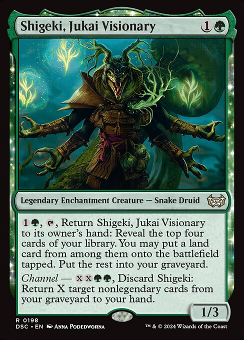 Shigeki, Jukai Visionary - Commander: Duskmourn: House of Horror
