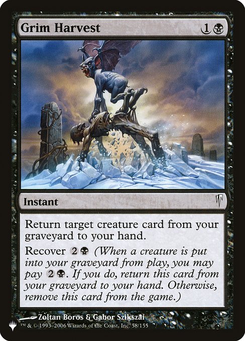 Grim Harvest - The List Reprints