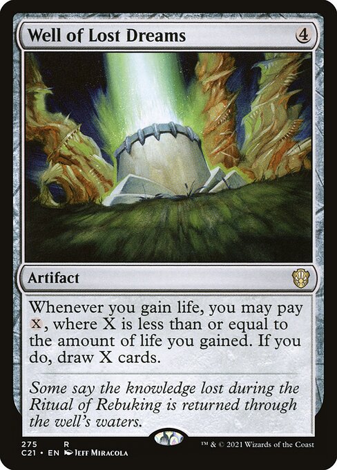 Well of Lost Dreams (Schematic) - The Brothers' War: Retro Frame Artifacts