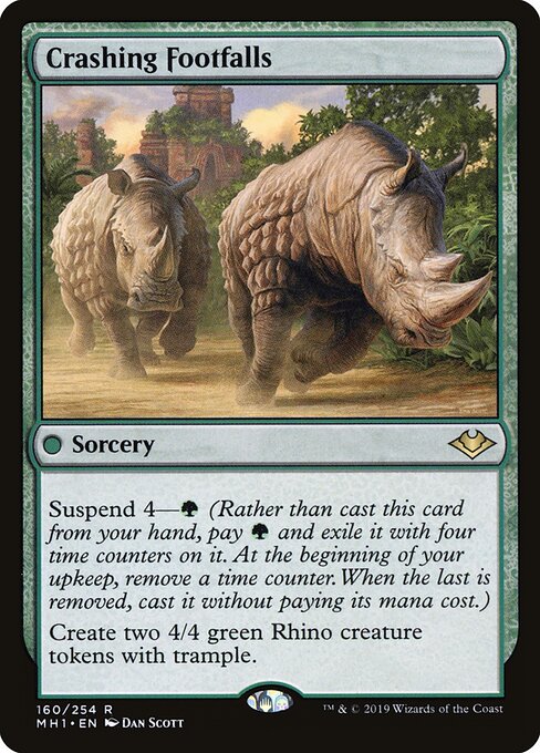 Crashing Footfalls (Foil) - Modern Horizons