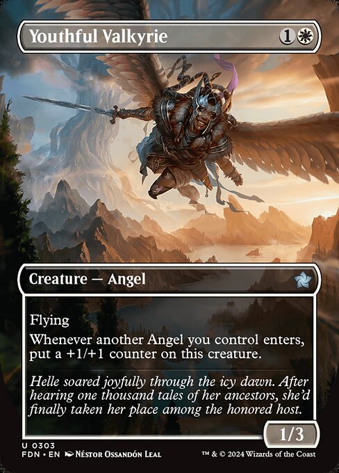 Youthful Valkyrie (Borderless) - Foundations