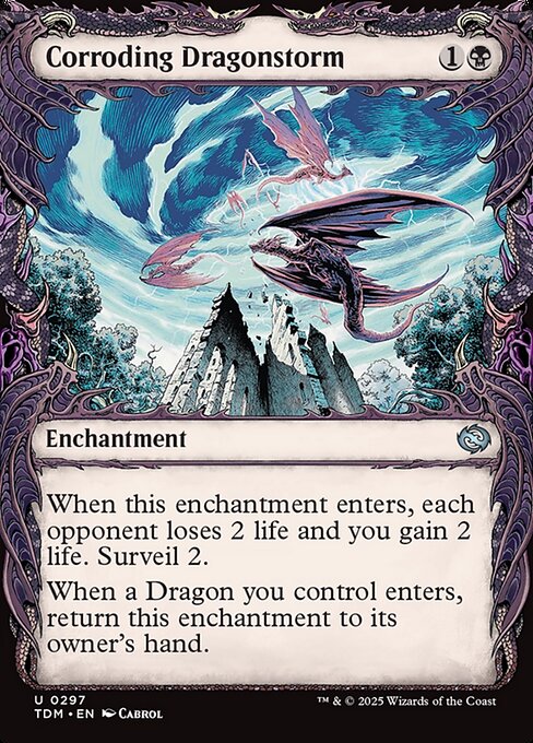 Corroding Dragonstorm (Showcase) (Foil) - Tarkir: Dragonstorm