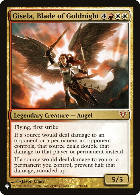 Gisela, Blade of Goldnight - The List Reprints