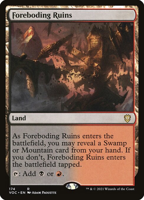 Foreboding Ruins - Commander: Innistrad: Crimson Vow