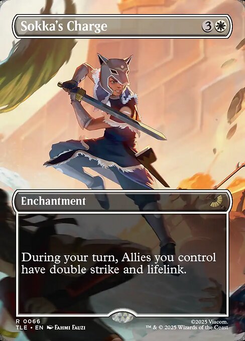 Sokka's Charge (Borderless) (Foil) - Avatar: The Last Airbender: Eternal-Legal