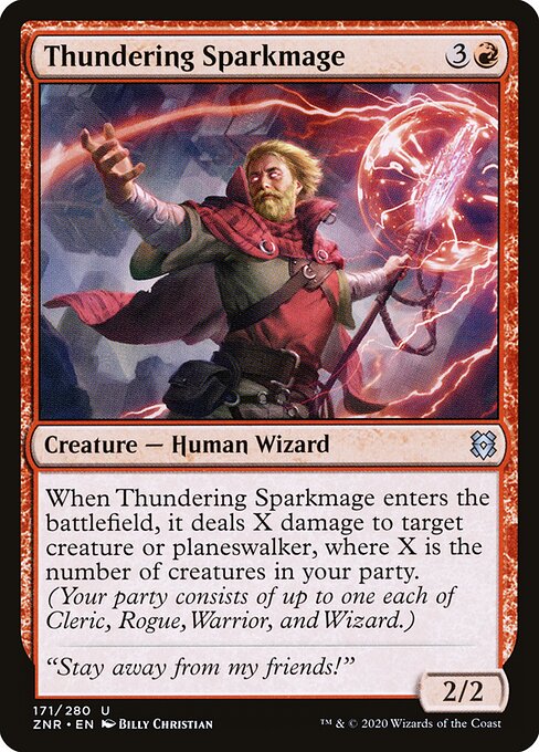 Thundering Sparkmage (Foil) - Zendikar Rising