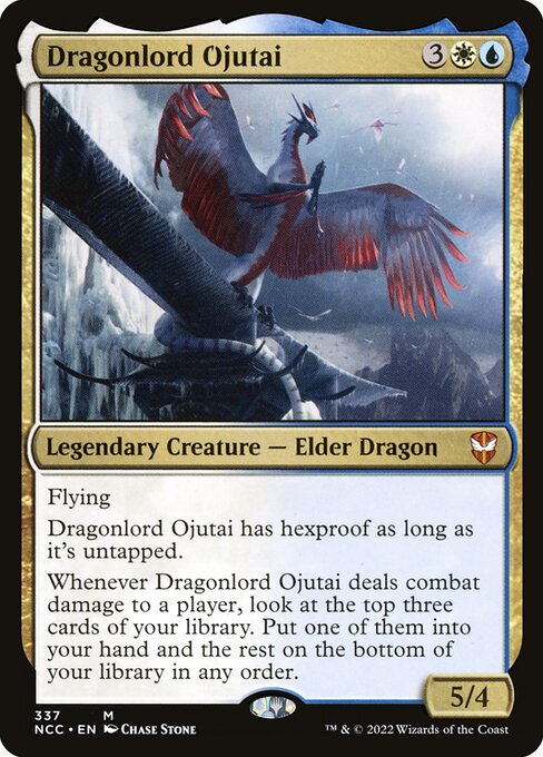 Dragonlord Ojutai - Commander: Streets of New Capenna