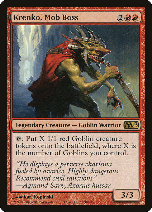 Krenko, Mob Boss - Magic 2013 (M13)