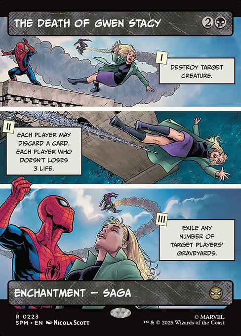 The Death of Gwen Stacy (Borderless) (Foil) - Marvel's Spider-Man