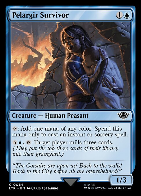Pelargir Survivor (Foil) - Universes Beyond: The Lord of the Rings: Tales of Middle-earth