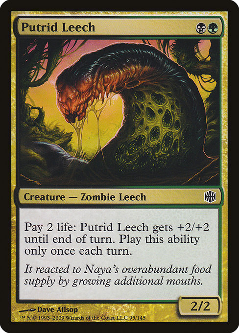 Putrid Leech (Foil) - Alara Reborn