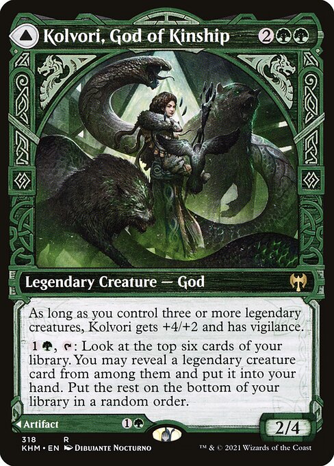 Kolvori, God of Kinship (Showcase) - Kaldheim