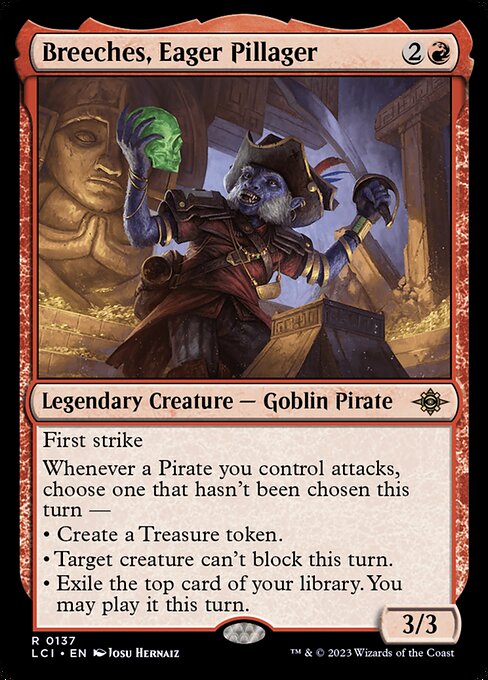 Breeches, Eager Pillager (Foil) - The Lost Caverns of Ixalan