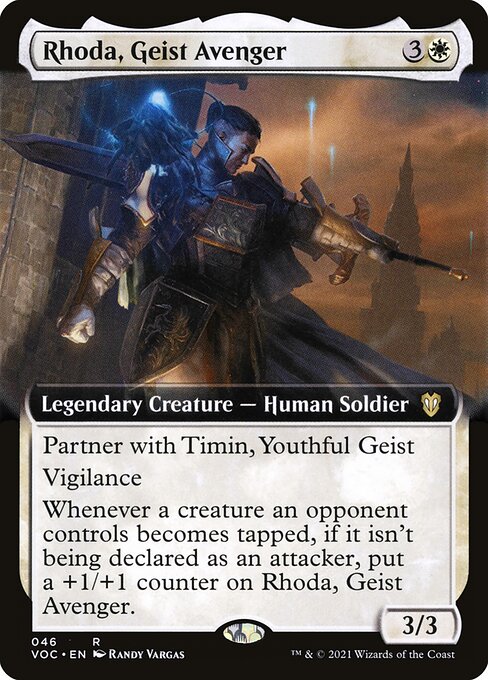 Rhoda, Geist Avenger (Extended Art) - Commander: Innistrad: Crimson Vow
