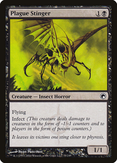 Plague Stinger (Foil) - Scars of Mirrodin