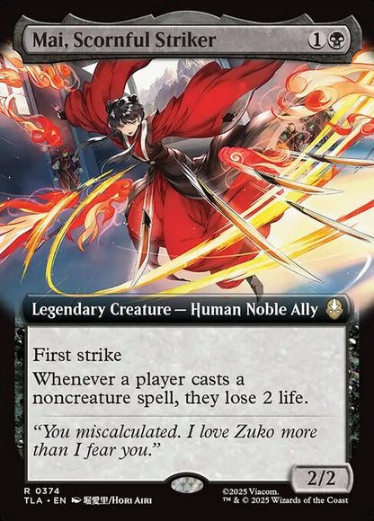 Mai, Scornful Striker (Extended Art) - Avatar: The Last Airbender