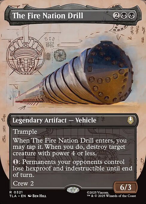 The Fire Nation Drill (Borderless) - Avatar: The Last Airbender
