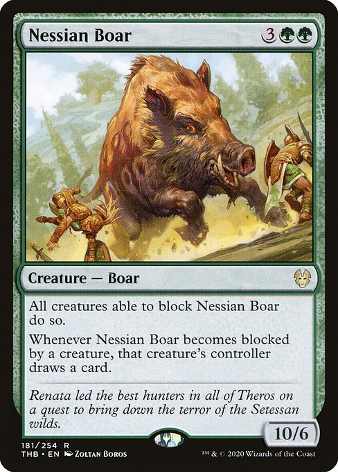Nessian Boar - Theros Beyond Death