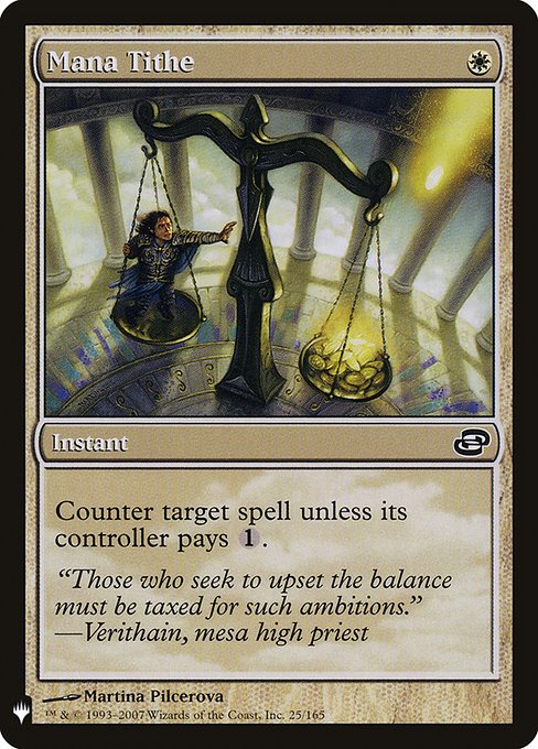 Mana Tithe - The List Reprints