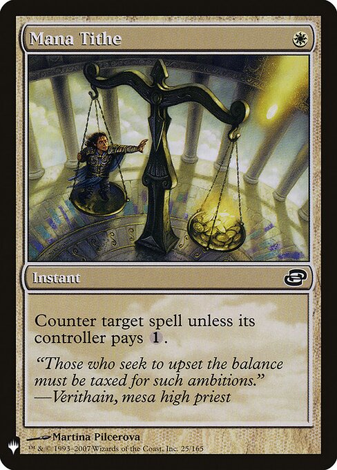 Mana Tithe - The List Reprints