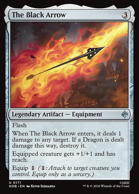 The Black Arrow (Foil) - The Hobbit