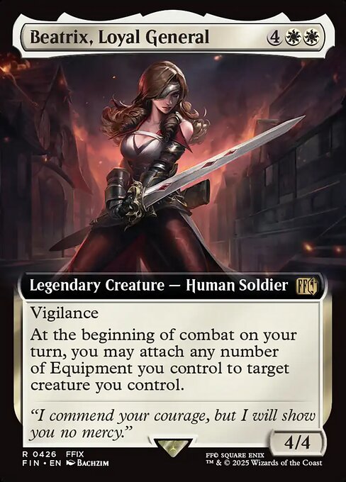 Beatrix, Loyal General (Extended Art) - FINAL FANTASY