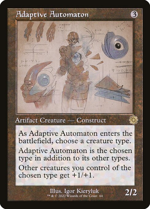 Adaptive Automaton (Schematic) - The Brothers' War: Retro Frame Artifacts