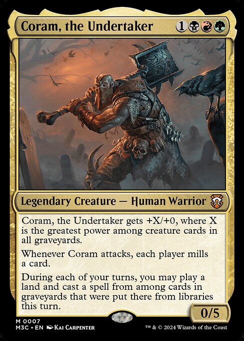 Coram, the Undertaker - Commander: Modern Horizons 3