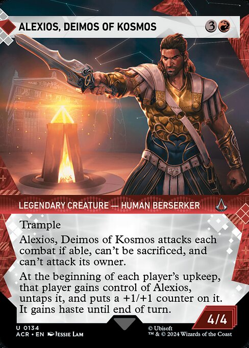 Alexios, Deimos of Kosmos (Showcase) (Foil) - Universes Beyond: Assassin's Creed
