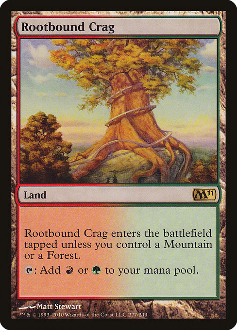 Rootbound Crag - Magic 2011 (M11)