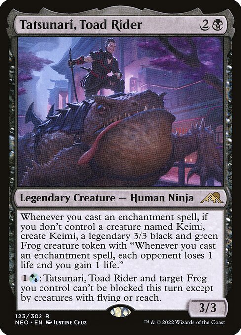 Tatsunari, Toad Rider - Kamigawa: Neon Dynasty