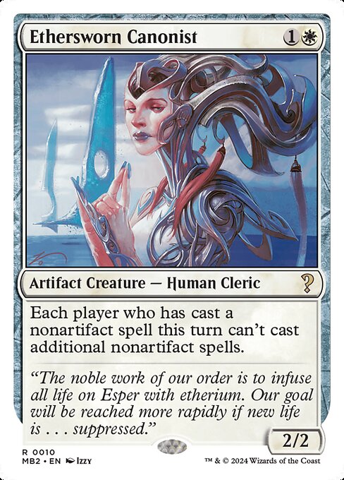 Ethersworn Canonist (White Border) - Mystery Booster 2