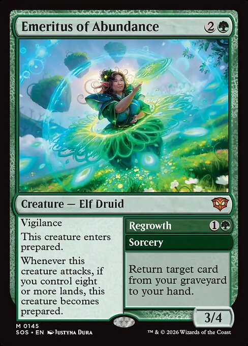 Emeritus of Abundance (Foil) - Secrets of Strixhaven