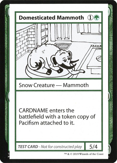 Domesticated Mammoth (No PW Symbol) - Mystery Booster: Convention Edition Exclusives