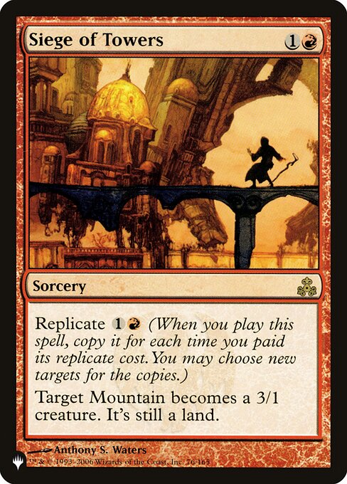 Siege of Towers - The List Reprints
