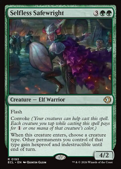 Selfless Safewright (Foil) - Lorwyn Eclipsed