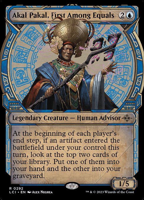 Akal Pakal, First Among Equals (Showcase) (Foil) - The Lost Caverns of Ixalan