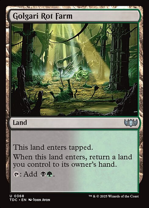 Golgari Rot Farm - Commander: Tarkir: Dragonstorm