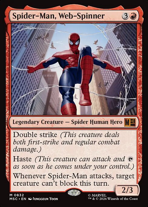 Spider-Man, Web-Spinner (Foil) - Commander: Marvel Super Heroes