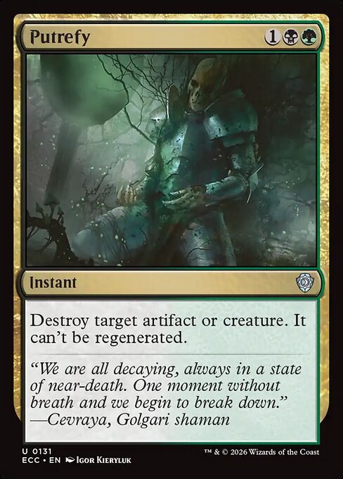 Putrefy - Commander: Lorwyn Eclipsed
