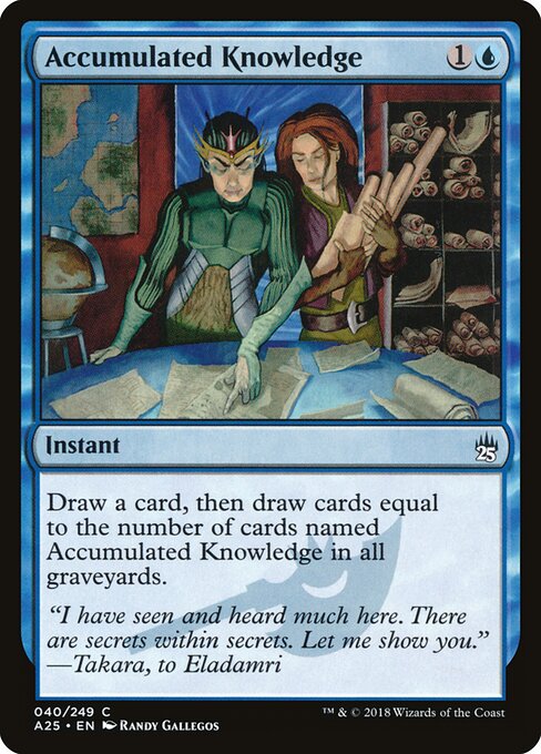 Accumulated Knowledge (Foil) - Masters 25