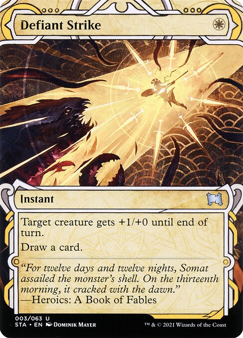 Defiant Strike (Foil) - Strixhaven: Mystical Archive