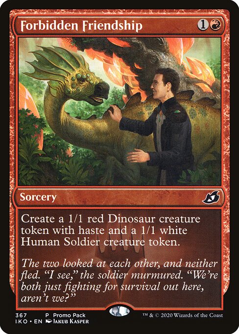 Forbidden Friendship (Foil) - Promo Pack: Ikoria